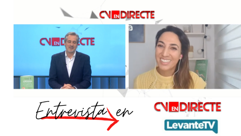 Entrevista en Levante TV | Hablamos sobre MI LIBRO “Ordena tu casa, tu mente y tu vida”