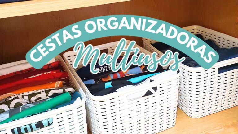 Diferentes usos de las cestas organizadoras